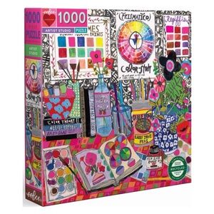 ❄️3 for 2❄️ eeBoo Artist's Studio Jigsaw Puzzle | 1000 pcs